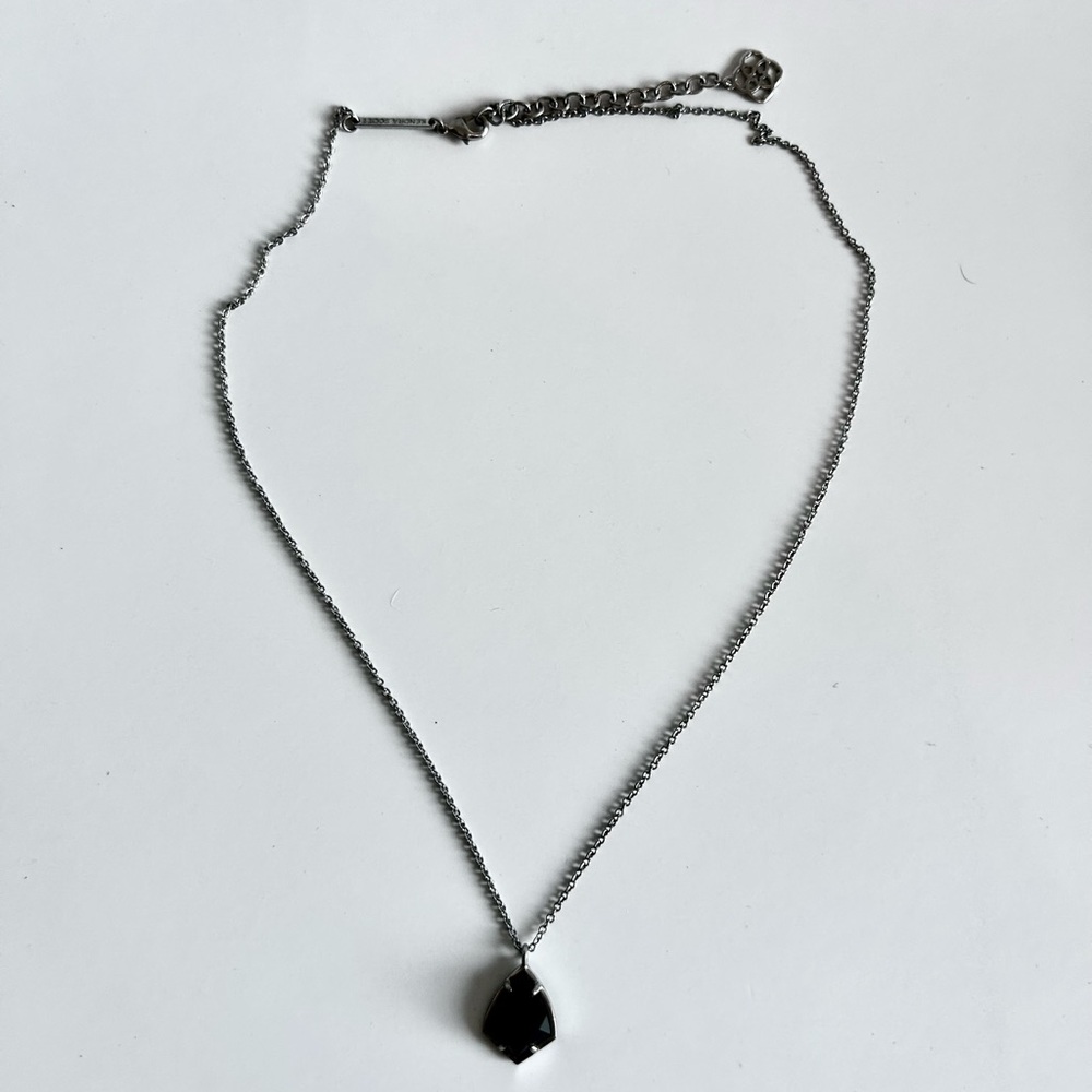 Kendra Scott Black Pendant Necklace